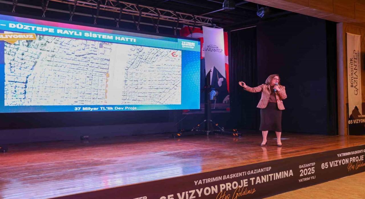 Gaziantepte 2025 yılında hayata geçirilecek 65 projenin tanıtımı yapıldı