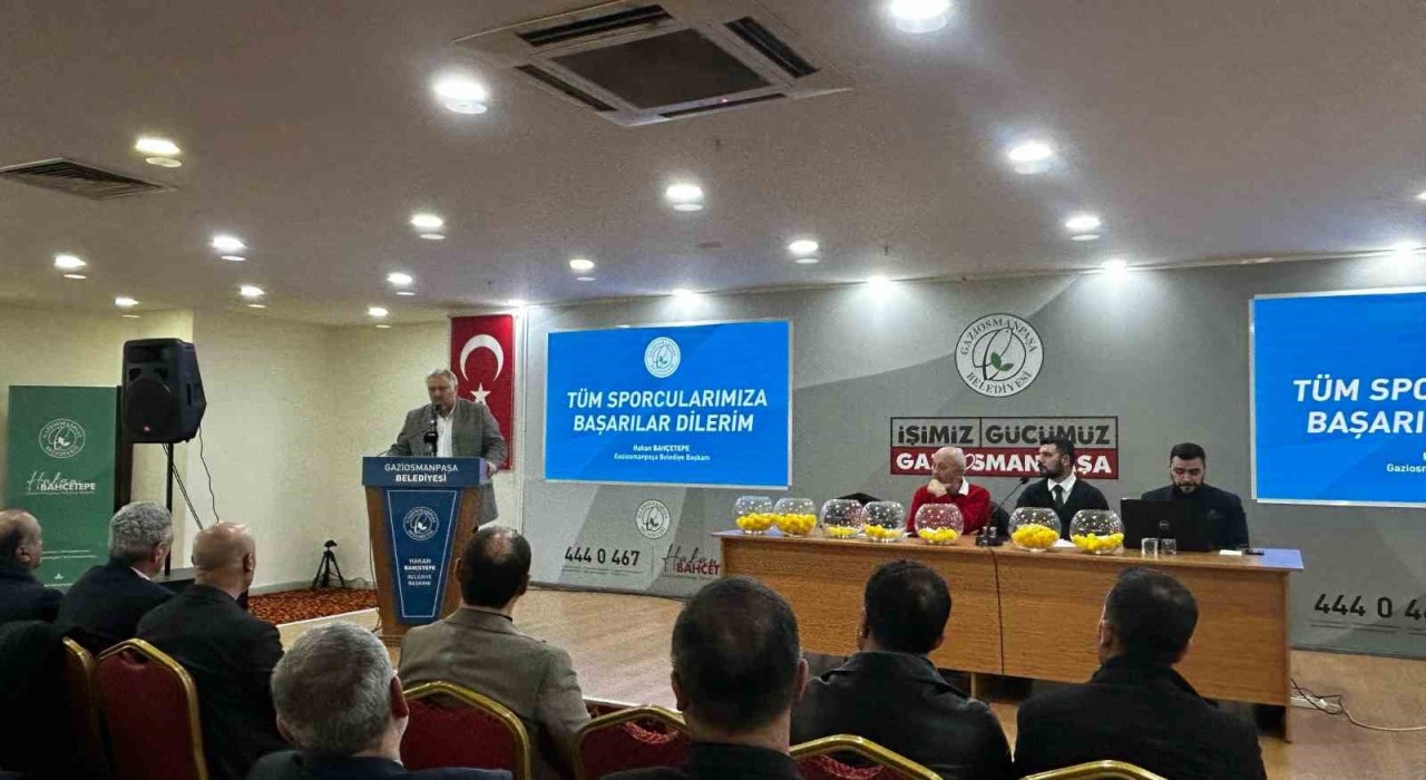 Gaziosmanpaşada TFF U17 Lig kuraları çekildi