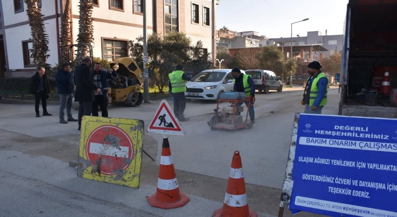Germencik Yedieylül Mahallesinde asfaltlama çalışmaları başladı