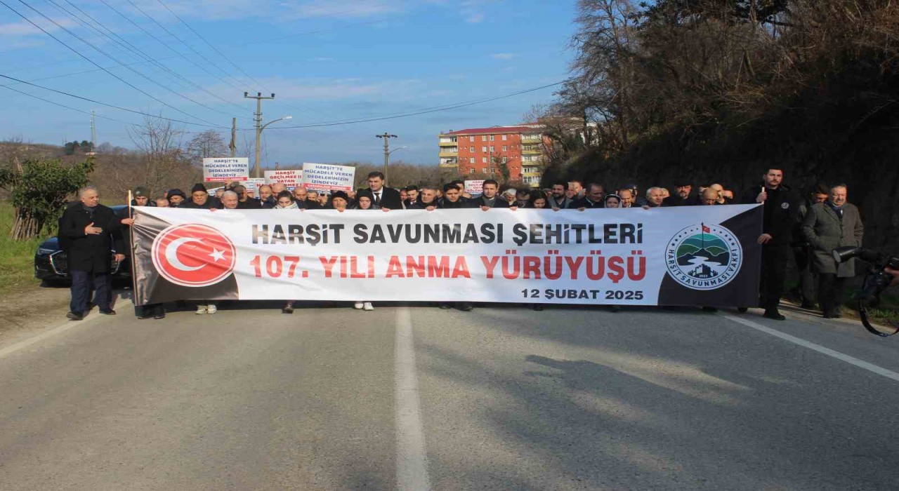 Giresunda Harşit Zaferinin 107. yıldönümü kutlamaları
