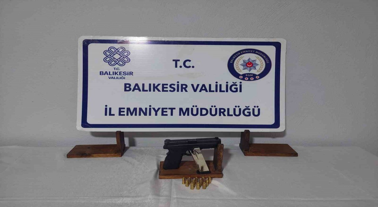 Gönende ruhsatsız silah operasyonu: Bir kişi yakalandı