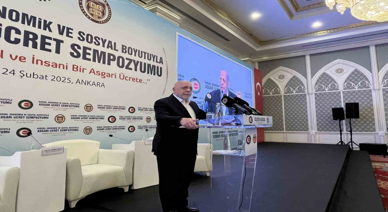 HAK-İŞ Başkanı Arslan: Asgari ücret tespit komisyonu emekçilerin taleplerini karşılamıyor