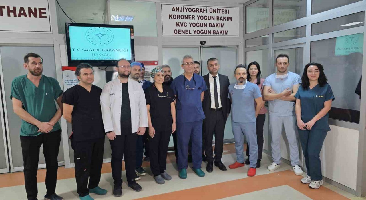 Hakkaride ikinci kez bypass ameliyatı yapıldı