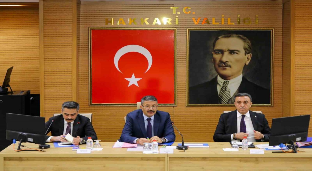 Hakkaride ‘İl Koordinasyon Kurulu Toplantısı yapıldı