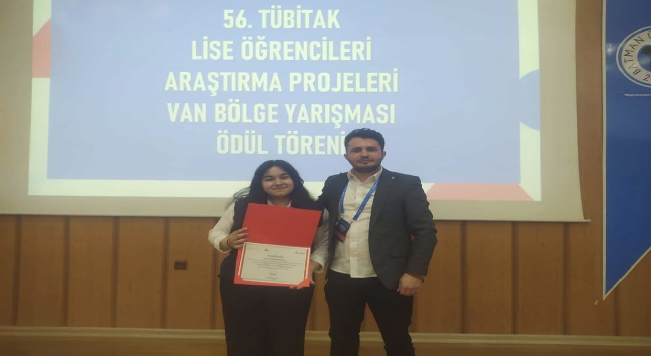 Hakkarili Berivan Bozkurtun büyük başarısı