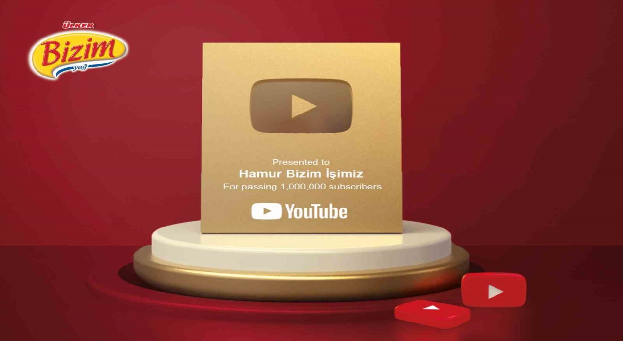 Hamur Bizim İşimiz YouTube kanalı 1 milyon aboneye ulaştı
