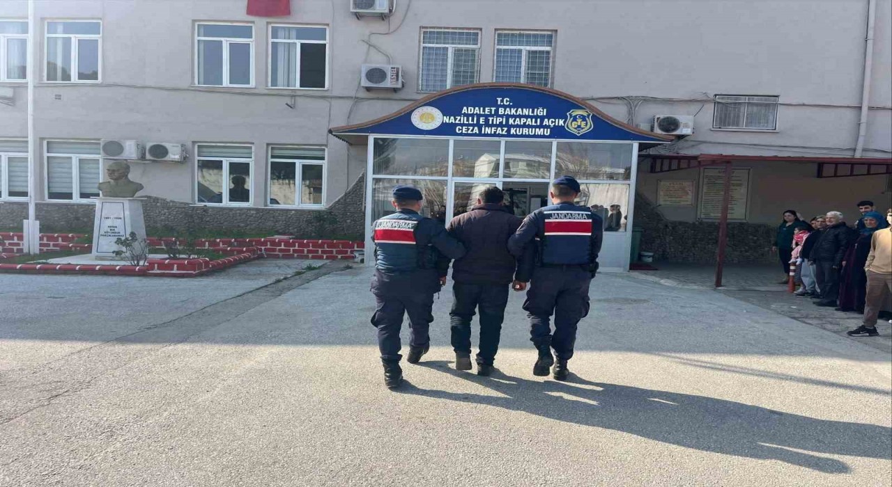 Hapis cezasıyla aranan şahıs Nazillide yakalandı