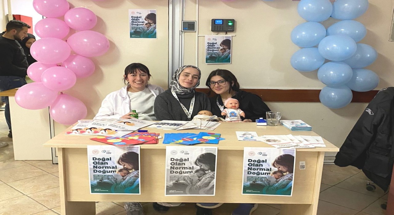 Hisarcık Devlet Hastanesinde doğum standı