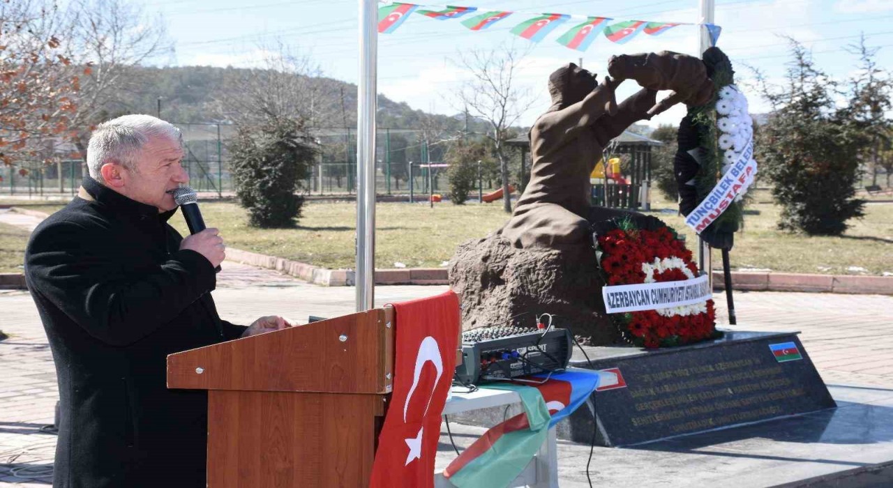 Hocalı şehitleri Tunçbilekte anıldı
