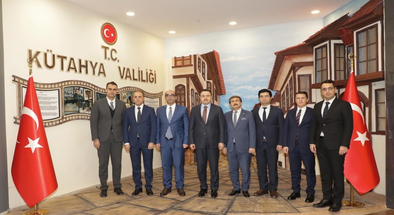 HSK Başmüfettişi ve beraberindeki heyetten Vali Musa Işına ziyaret