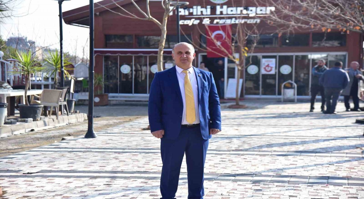 İncirliovada Tarihi Hangar Restoranın çehresi yenileniyor