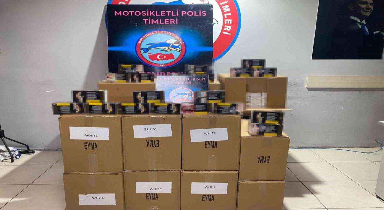 İskenderunda 110 bin adet makaron ele geçirildi