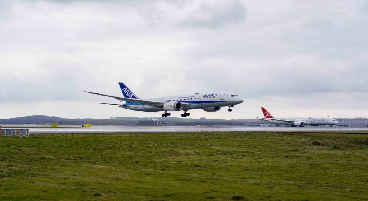 İstanbul Havalimanının 111. misafiri japon havayolu All Nippon Airways oldu