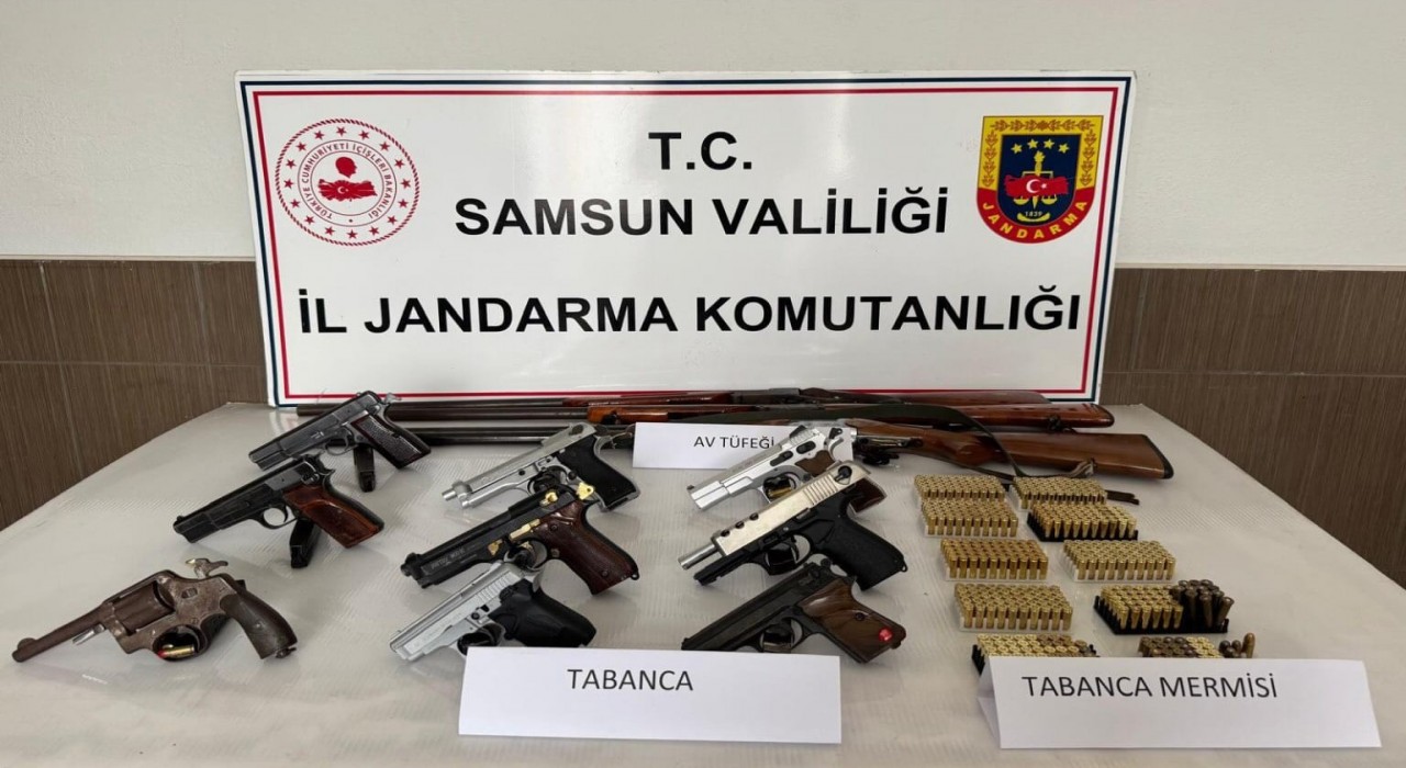 Jandarmadan silah operasyonu: 4 gözaltı