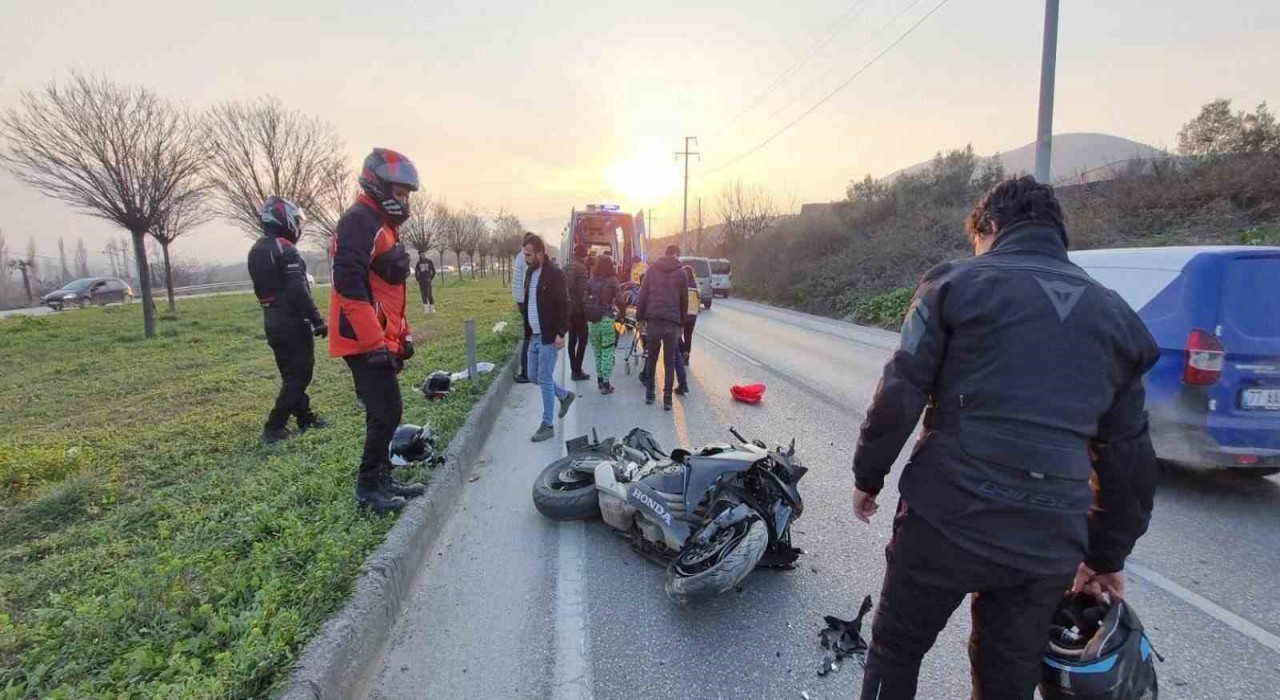 Kadın Motosiklet Kulübü Başkanı kazada ağır yaralandı