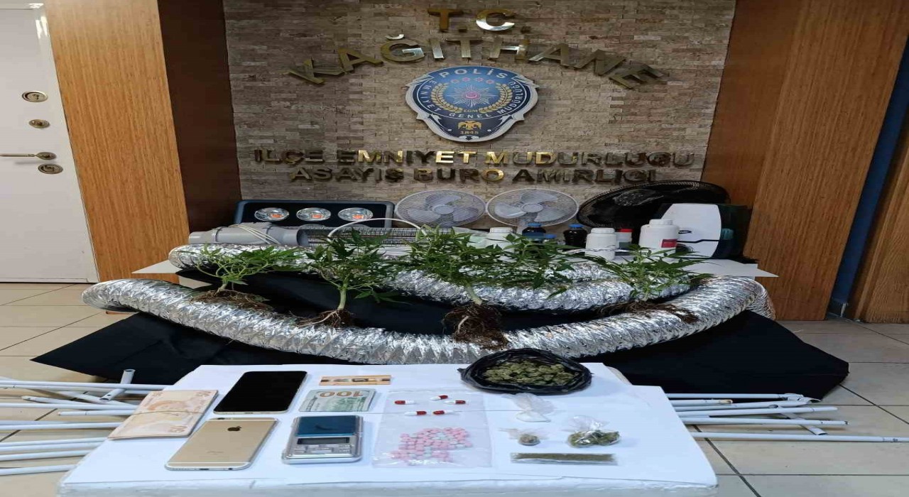 Kağıthanede uyuşturucu operasyonu: 2 gözaltı