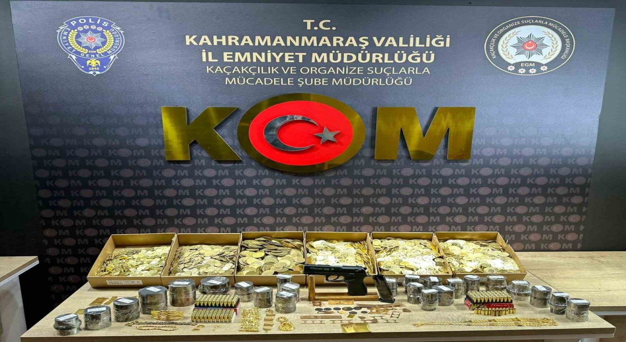 Kahramanmaraşta sahte altın operasyonu