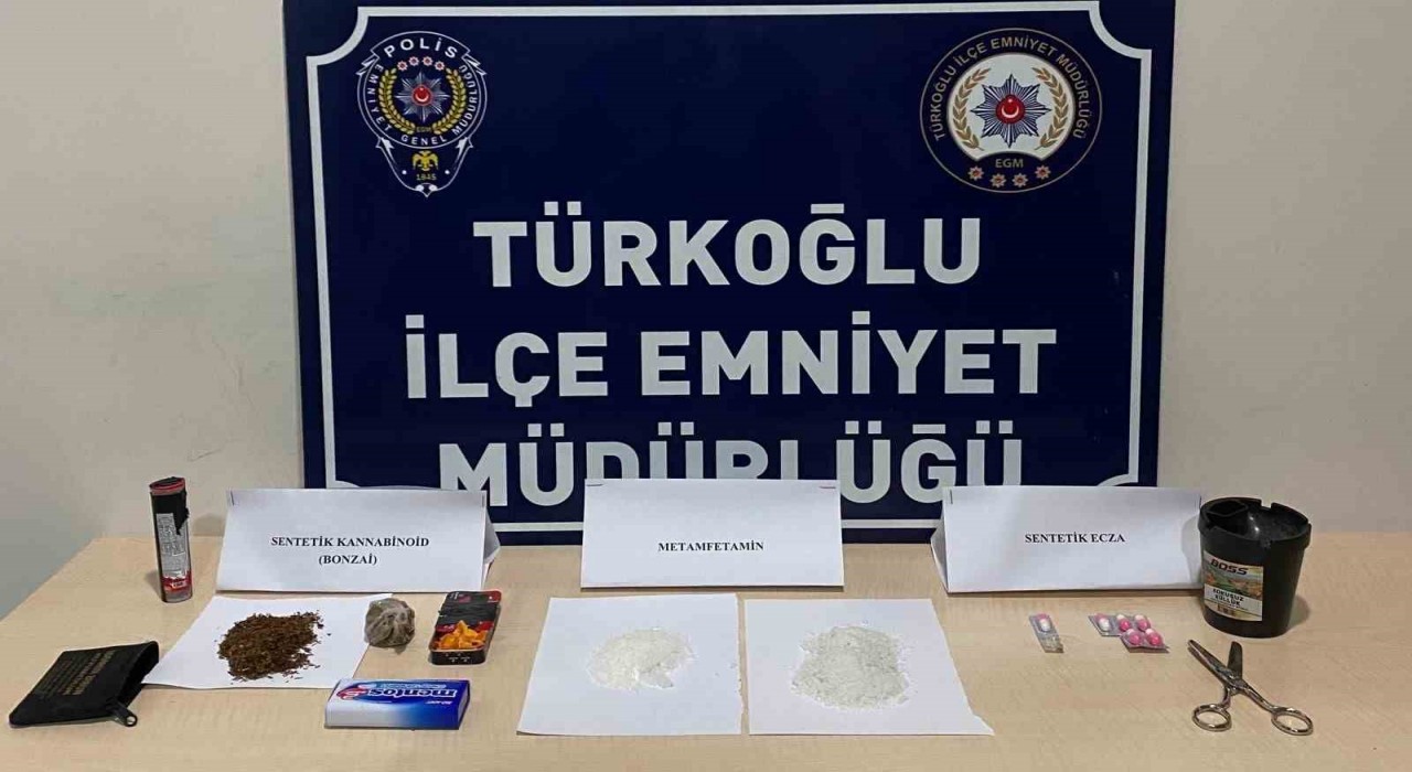 Kahramanmaraşta uyuşturucuya 3 tutuklama
