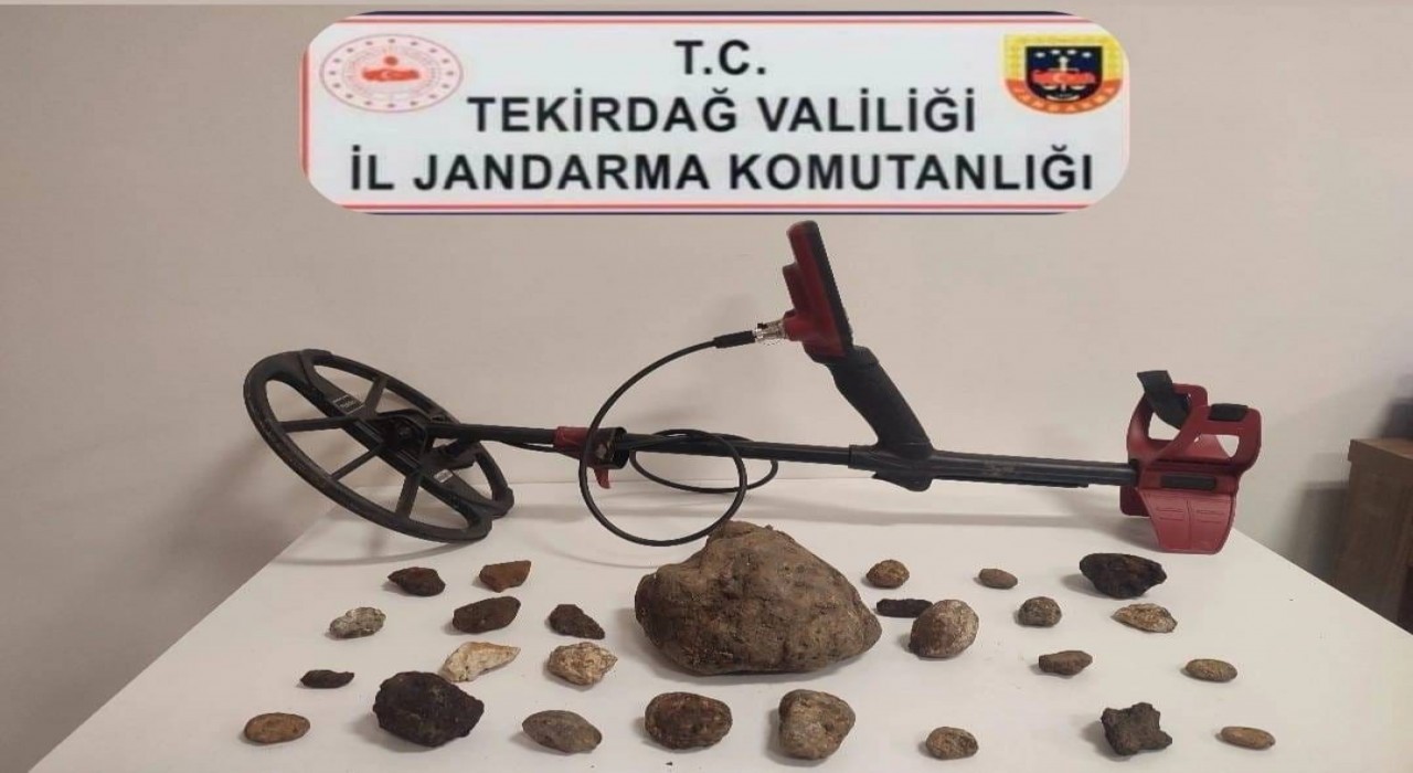 Kapaklıda kaçak kazı ekipmanları ele geçirildi
