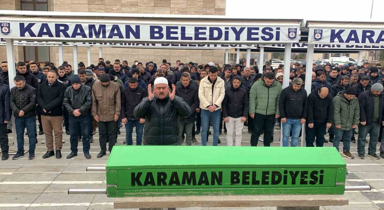 Karamanda nefes borusuna leblebi kaçarak ölen bebek için son görev