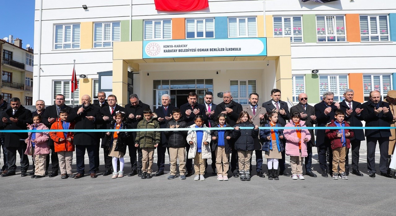 Karataya 59 milyonluk yeni okul kazandırıldı