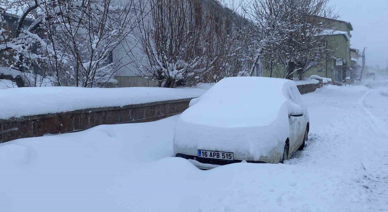 Karlıovada kar hayatı olumsuz etkiledi, 47 köy yolu ulaşıma kapandı