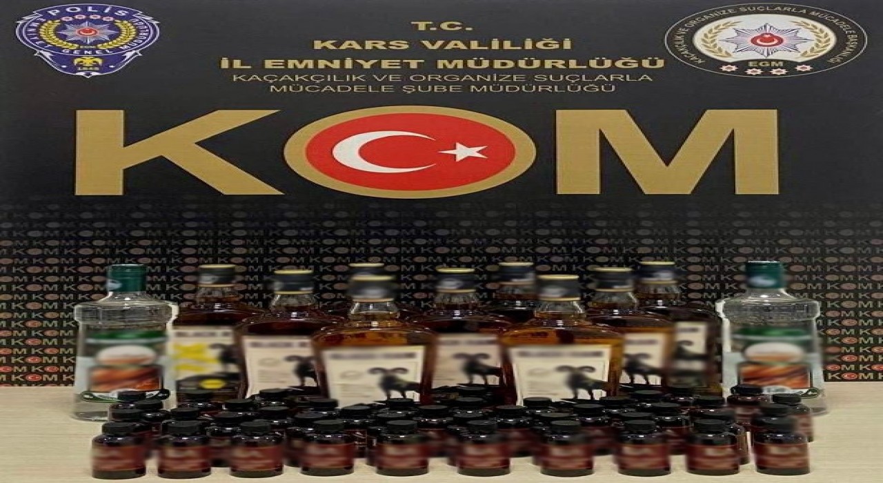 Karsta sahte içki operasyonu