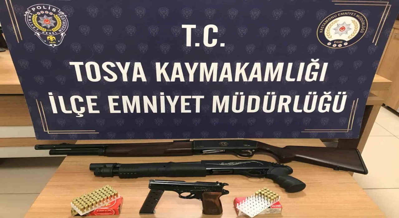 Kastamonuda kaçak silah operasyonu: 1 gözaltı
