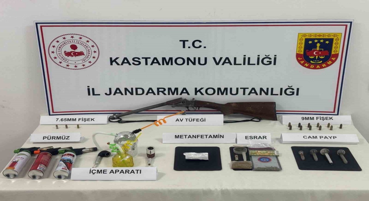 Kastamonuda uyuşturucuyla yakalanan 2 kişi tutuklandı