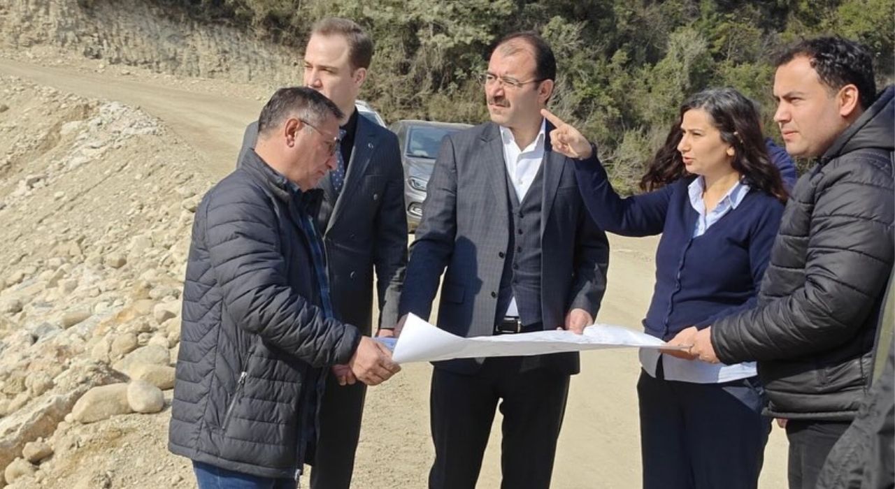 Kaymakam Dolu, Kadirli Savrun Baraj İnşaatında İncelemelerde Bulundu