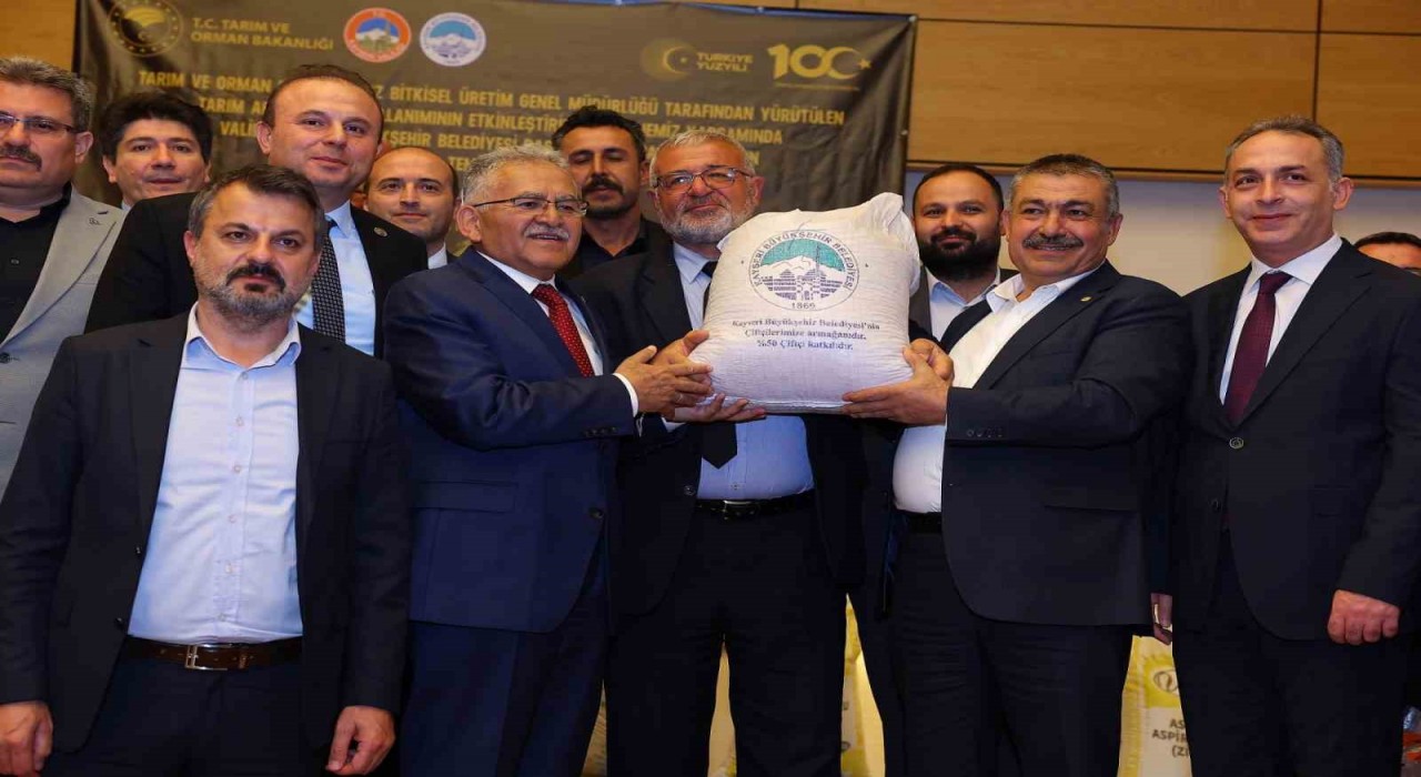 Kayseri Büyükşehir ile tarımda Türkiyenin zirvesine yükseliyor
