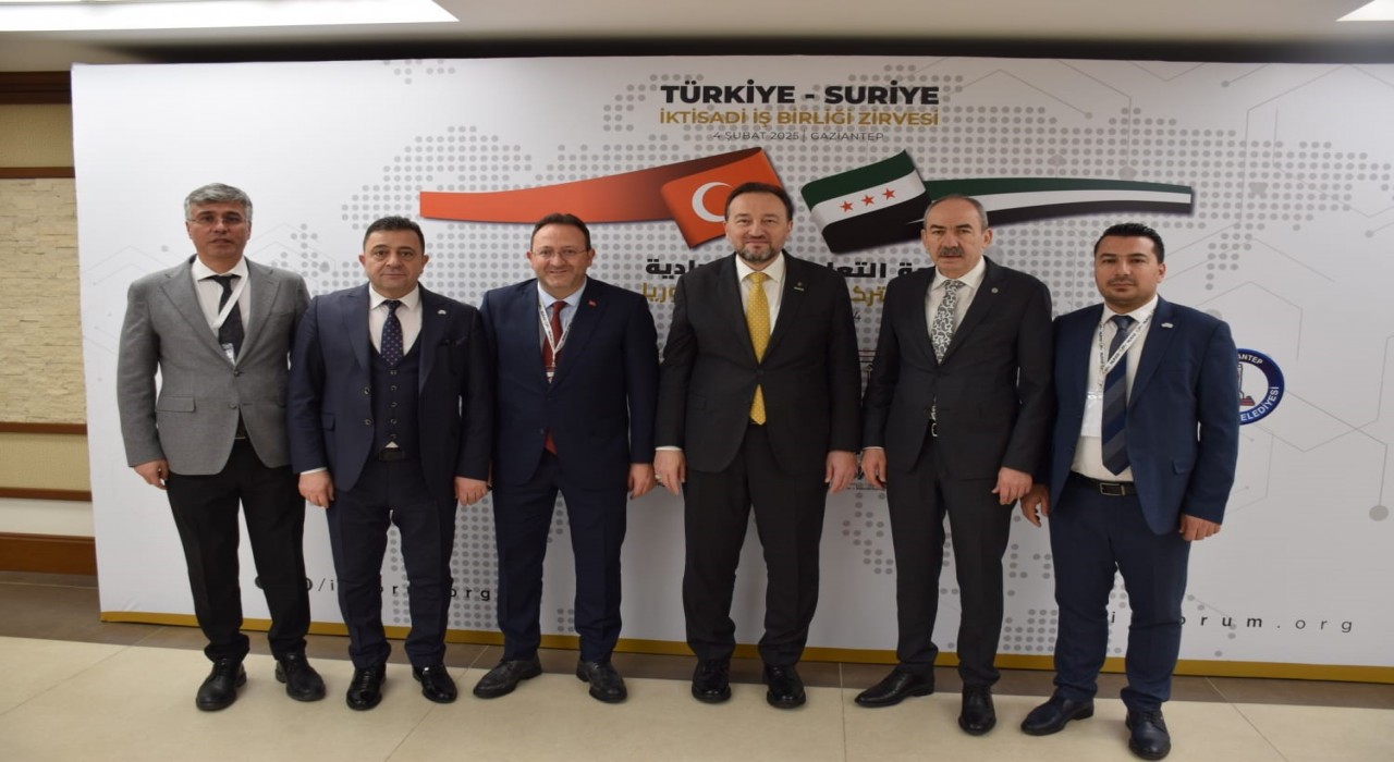Kayseri OSB Heyeti, Türkiye-Suriye İktisadi İşbirliği Zirvesine katıldı