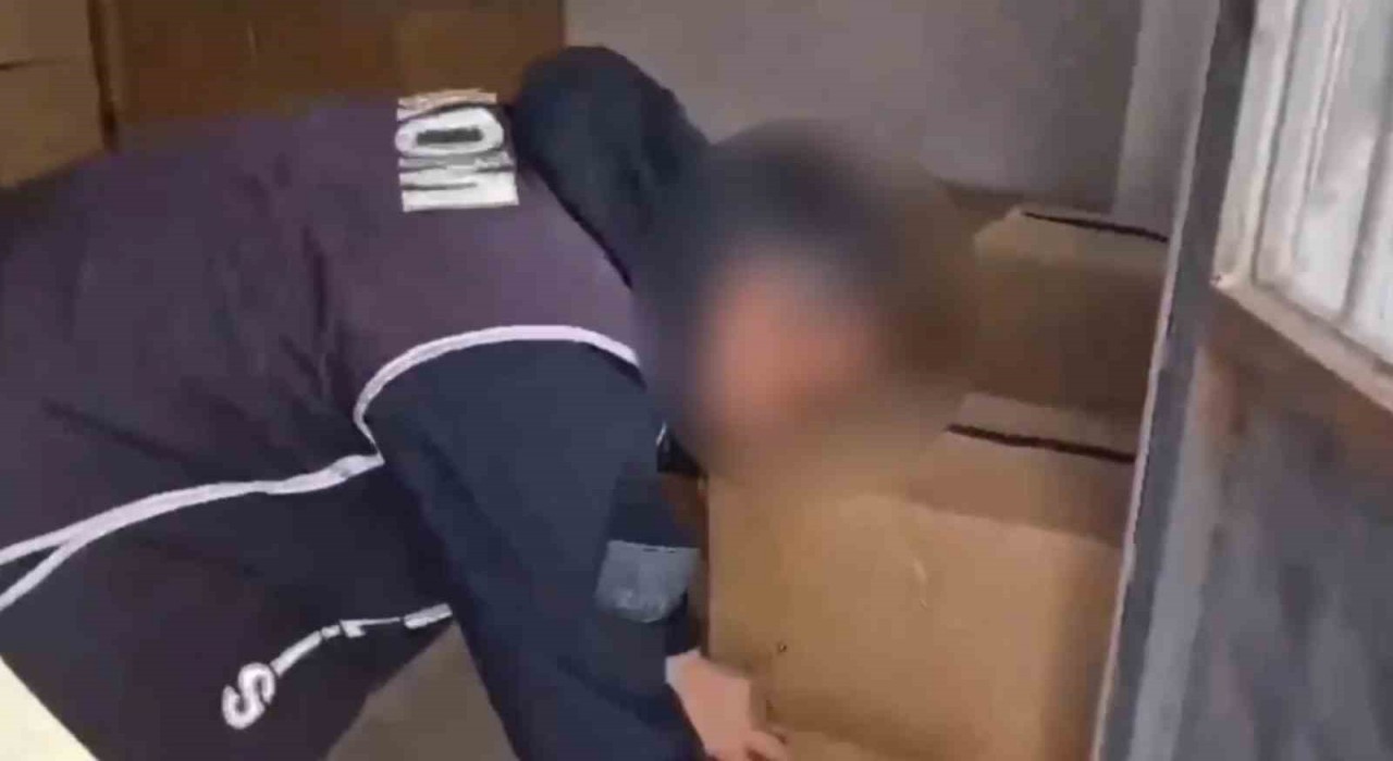 Kayseride 209 bin 400 dal doldurulmuş makaron ele geçirildi