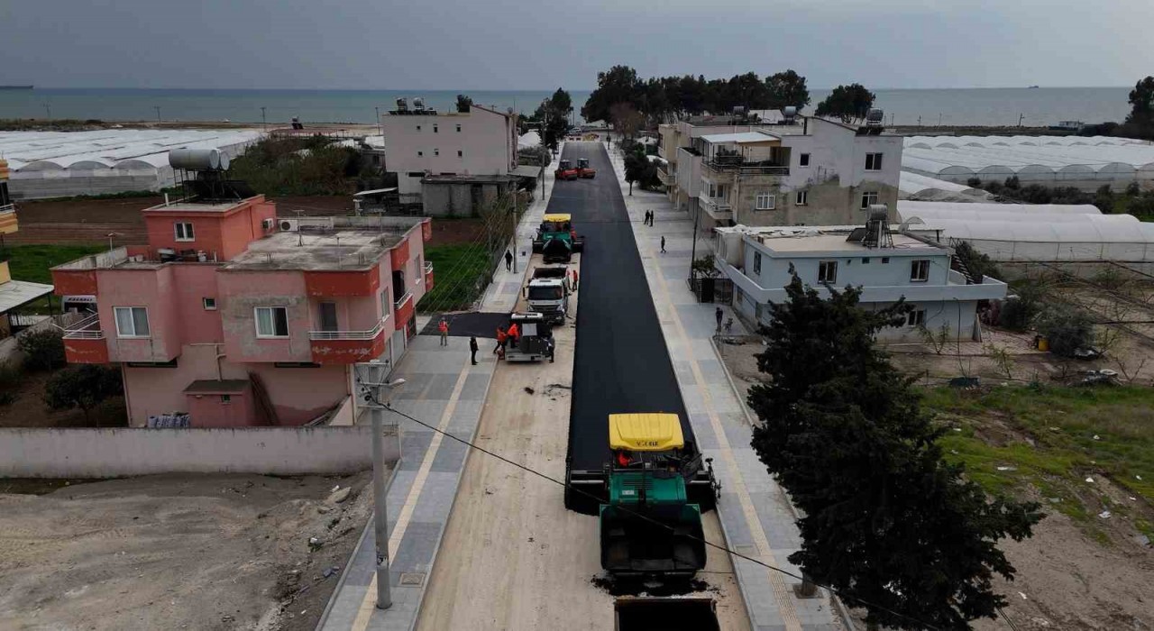 Kazanlıda yol çalışmaları başladı