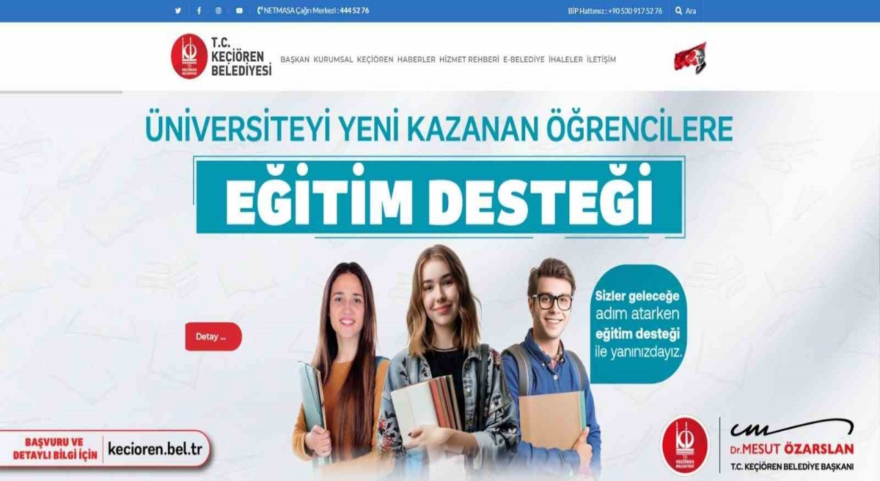Keçiören Belediyesinden üniversite öğrencilerine destek
