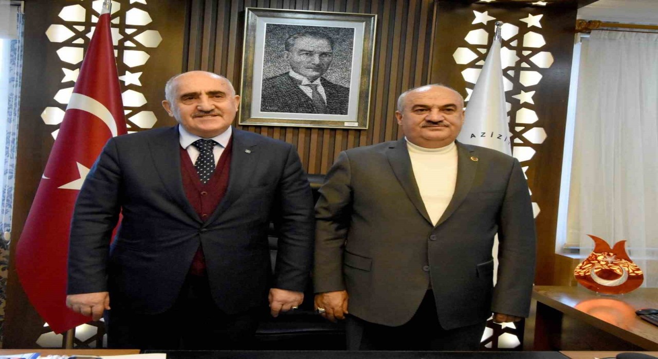 Kent Konseyinden Aziziye Belediye Başkanı Akpunara nezaket ziyareti