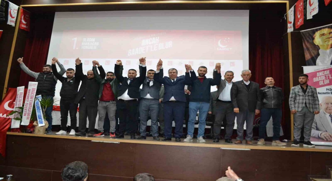 Kırkağaç Saadet Partisinde yeni Başkan Mehmet Abokan
