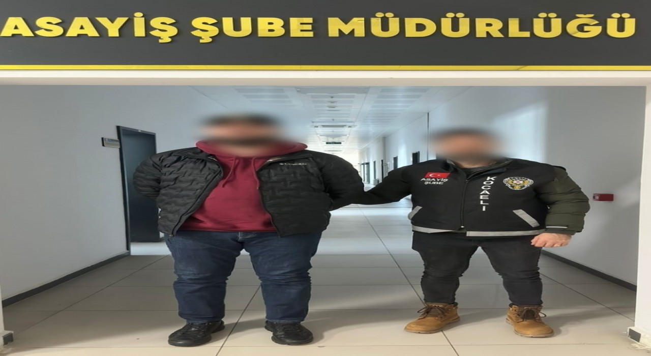 Kırmızı bültenle aranıyordu, Kocaelide yakalandı