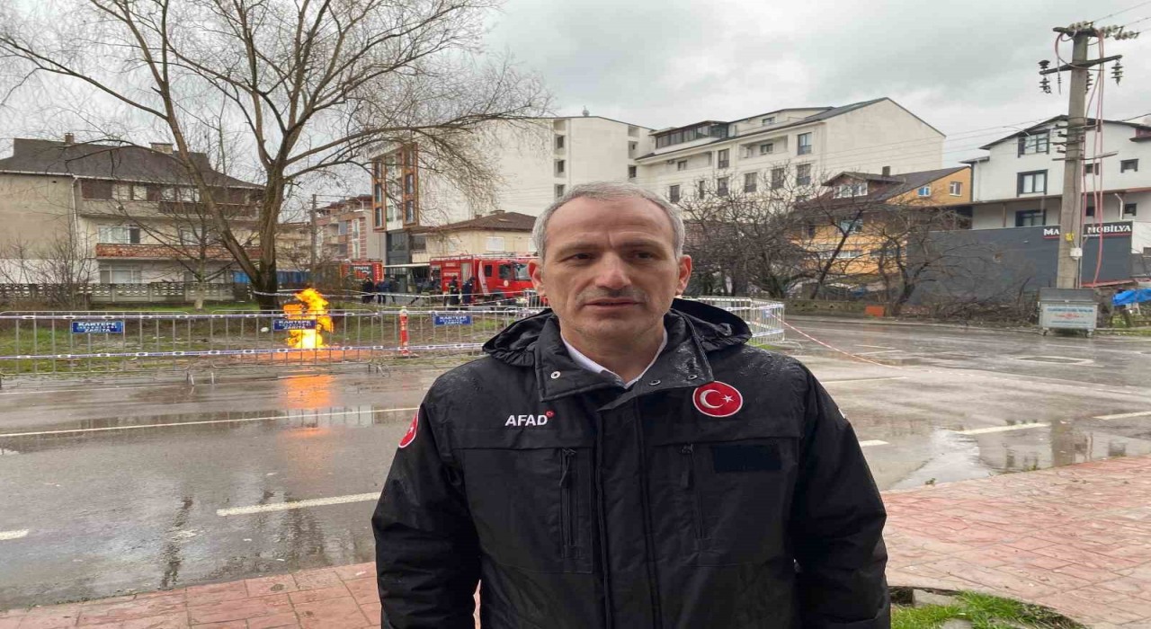 Kocaelinde metan gazı tekrar alevlendirildi