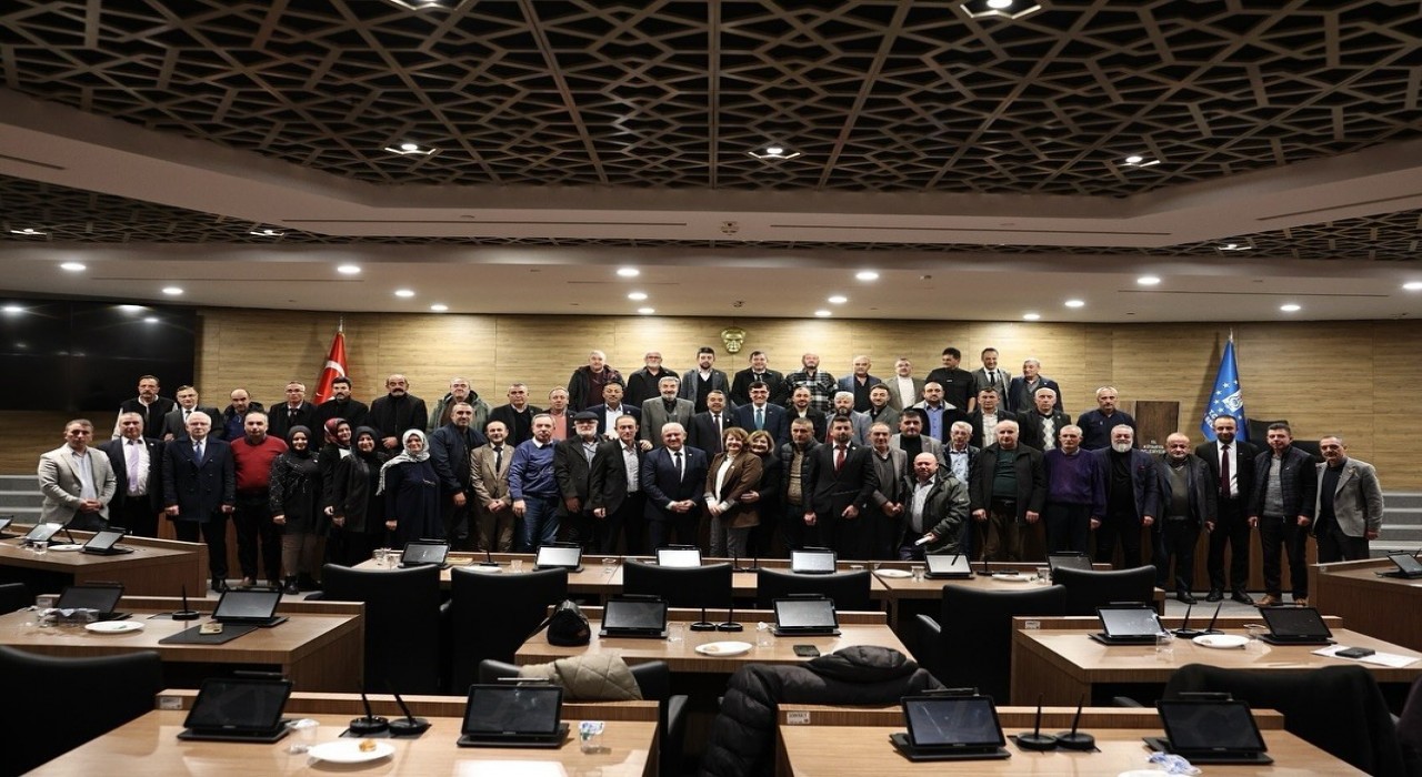 Kütahya Belediyesi muhtarlar toplantısı gerçekleştirildi