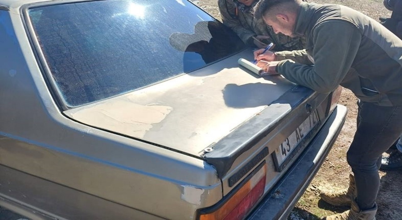 Kütahyada kaçak avlanan 10 kişiye idari işlem yapıldı
