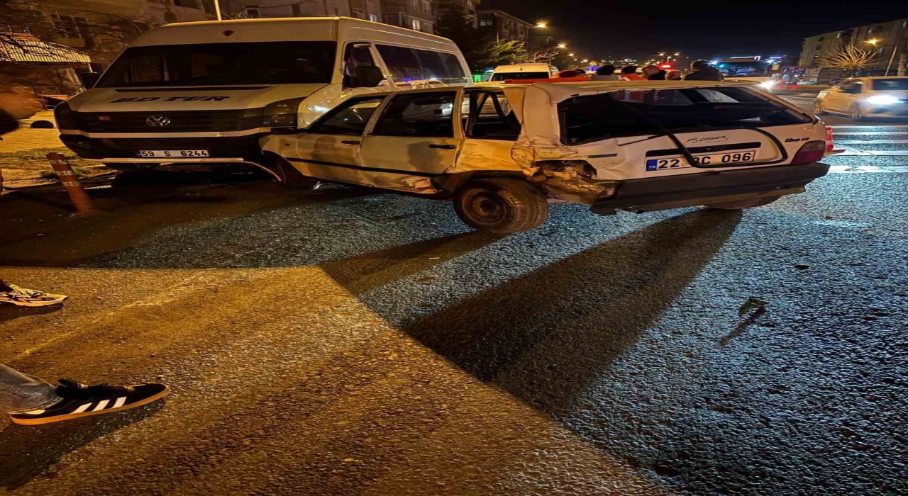 Lüleburgazda zincirleme trafik kazası