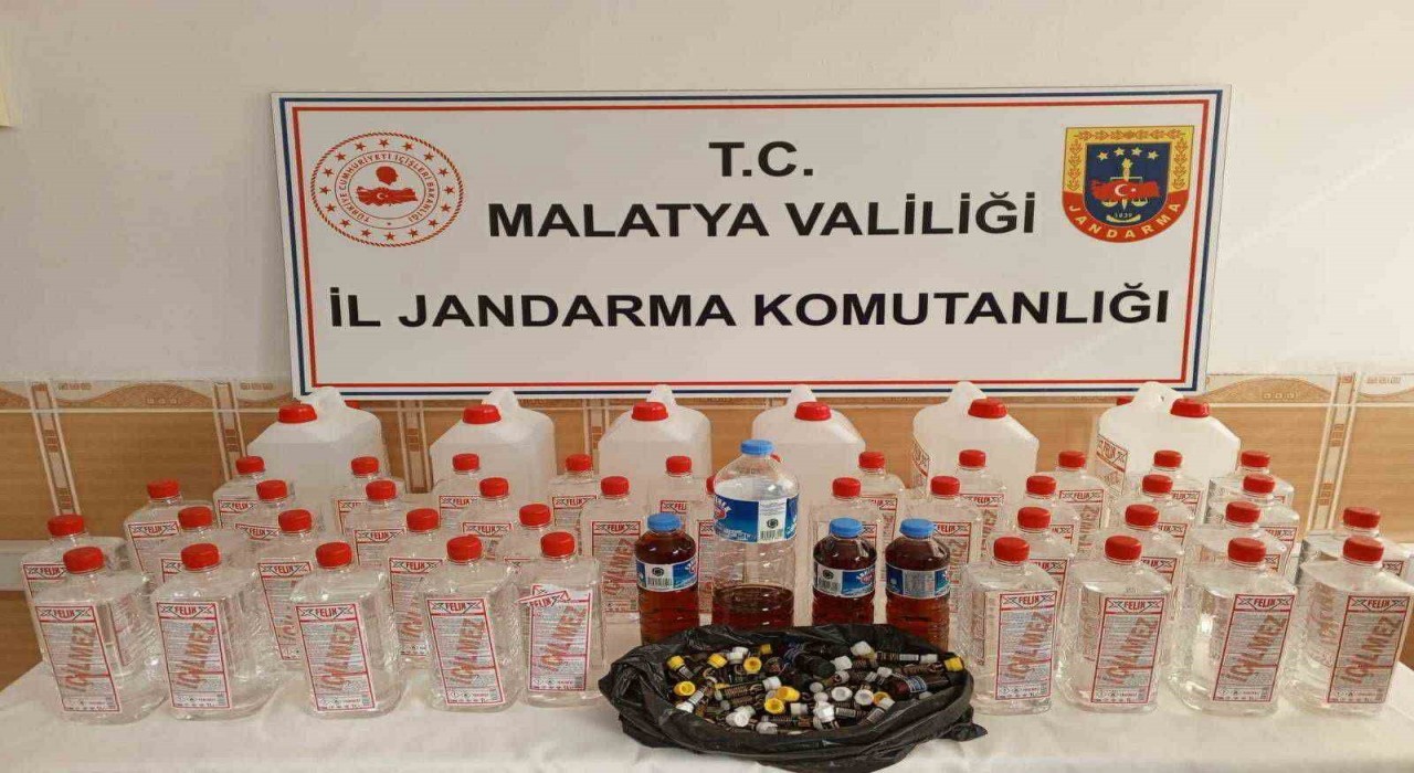 Malatyada sahte alkol operasyonu