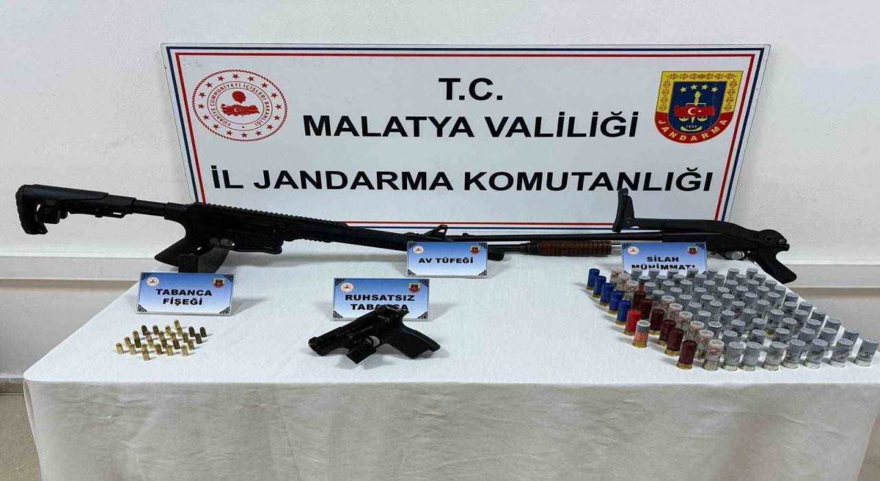 Malatyada silah ve mühimmat kaçakçılığı operasyonu