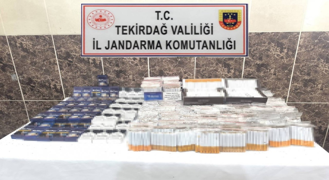 Malkarada kaçak sigara operasyonu