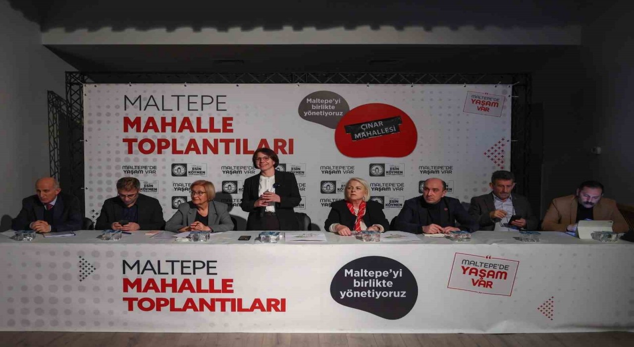 Maltepede mahalle toplantılarının 12. durağı Çınar oldu