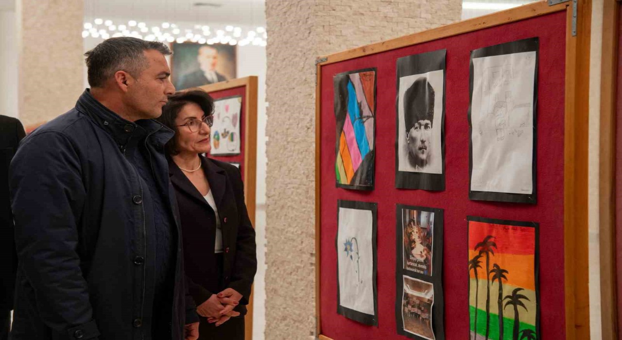 "Depremzede Çocukların Resim Dünyası" Sergisi Manavgat’ta