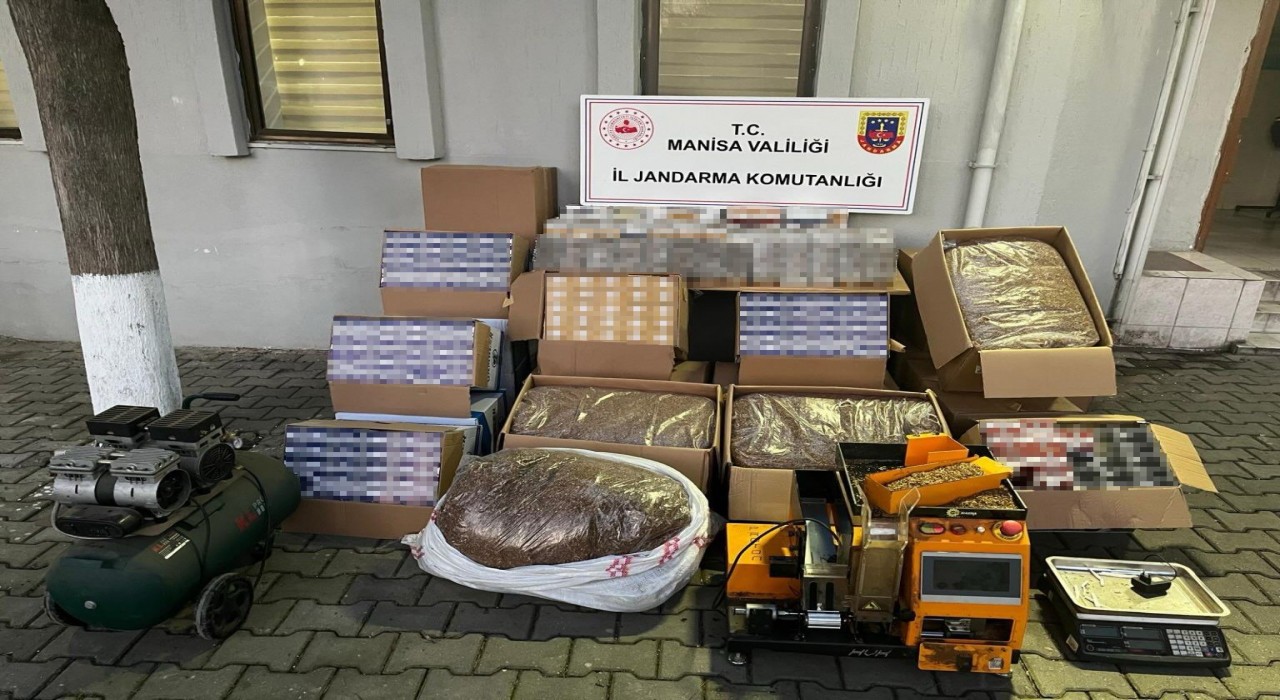 Manisada jandarmadan kaçakçılık operasyonu