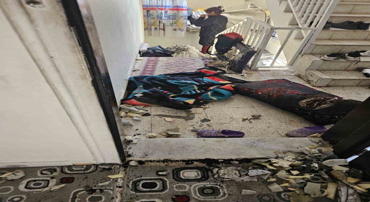 Mardinde ev yangınında 9 kişi dumandan etkilendi