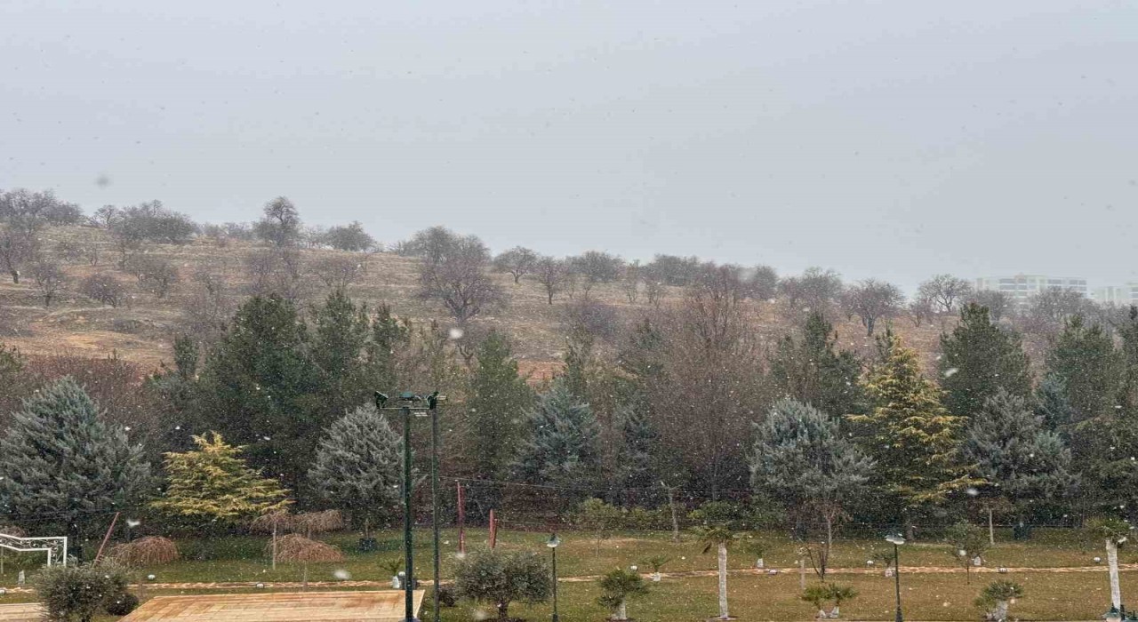 Mardinde kar yağışı başladı